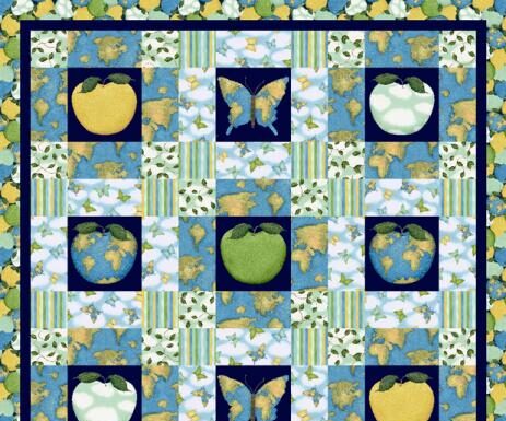 How to Make Apple Green Quilt by Bart Raymond