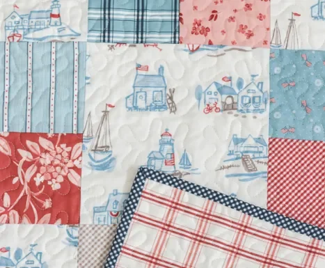 How to make four patch quilts