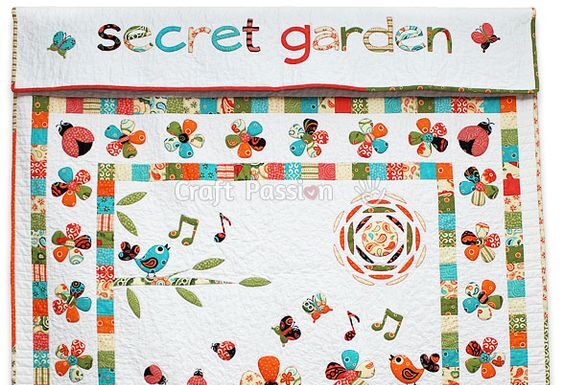 The Secret Garden Trapunto Quilt