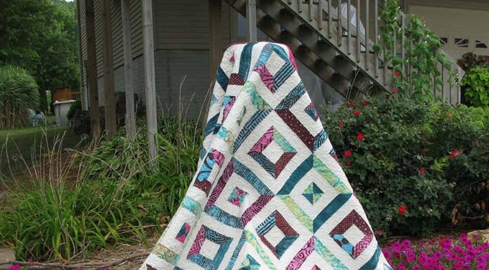 Petunia Strings Quilt Tutorial