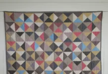 The Broken Dishes Baby Quilt