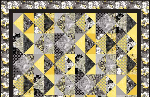 Unlock Creativity: The Black, White, and Citrus Quilt Experience