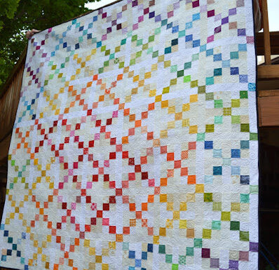 Super Scrappy Single Irish Chain Quilt: A Colorful Journey to Joy Scrappy
