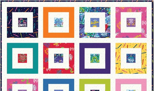 Radiate Happiness: Master the Art of the Kindness Like Confetti Quilt