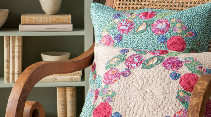 Brighten Your Home with a Stunning Berry Wreath Cushion!