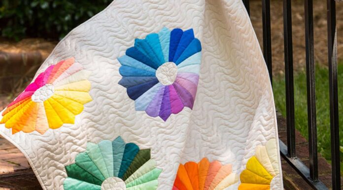 Celebrate Creativity with the Color Spoken Here Wall Quilt!