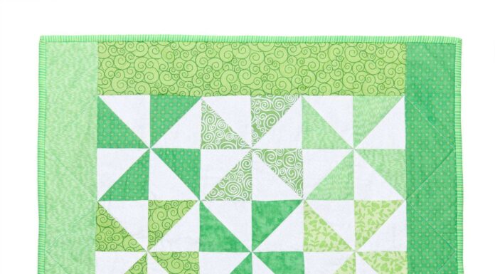 Transform Your Space with the Goin Green Quilted Wall Hanging