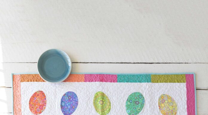 Hop into Spring with the Enchanting Easter Egg Table Runner