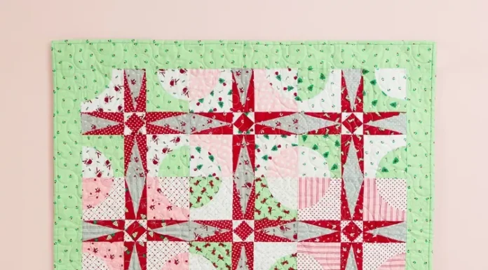 Spark Joy with the Deck the Wall Holiday Quilt