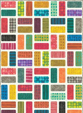 Crafting Vibrancy: The Kim Hand Dyes, Series 1 Quilt