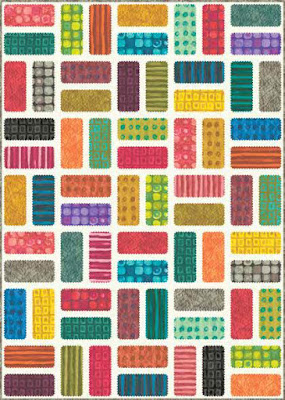 Crafting Vibrancy: The Kim's Hand Dyes, Series 1 Quilt