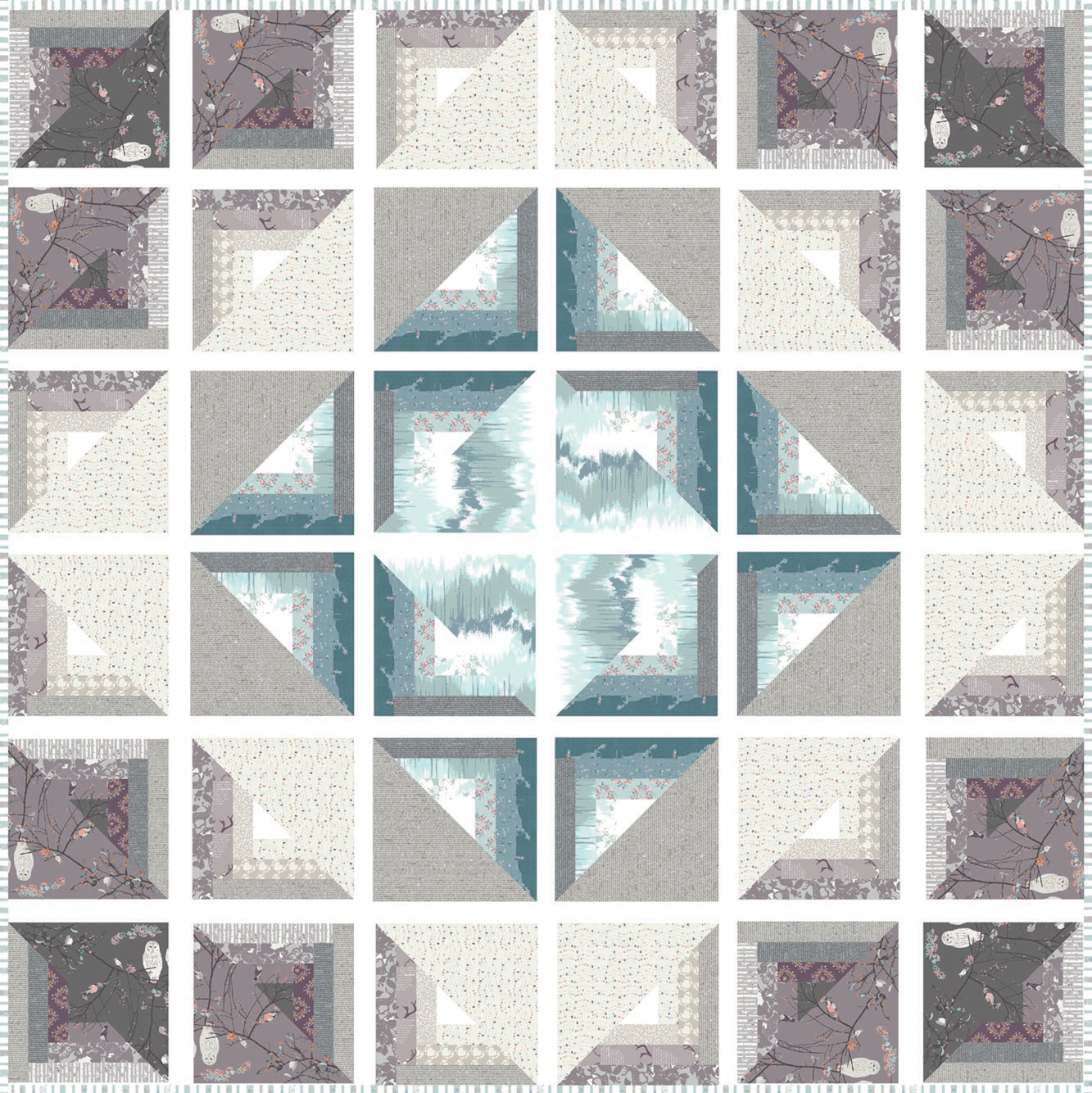 Unleash Your Creativity with the Captivating Frozen Forestland Quilt