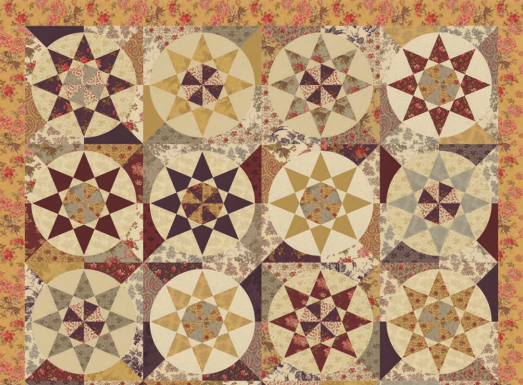 Elevate Your Craft with the Charming Center Pinwheel Quilt