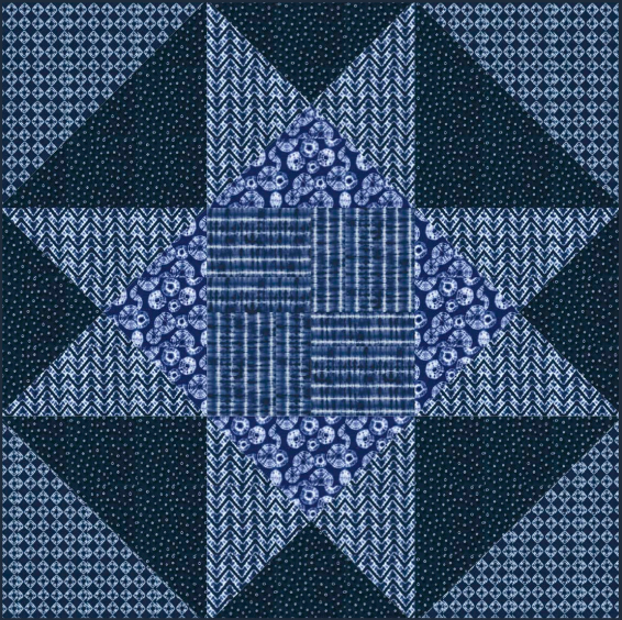 Crafting Magic: The Shibori Star Quilt Adventure