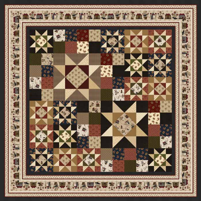 Whimsical Wonders: Crafting the Buttermilk Blossoms Quilt