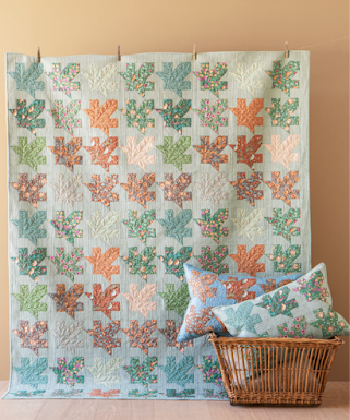 Create Enchantment with Maple Leaf Pillows: Petrol and Sage