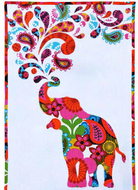 Embrace the Whimsy of the Elephant Appliqué Quilt