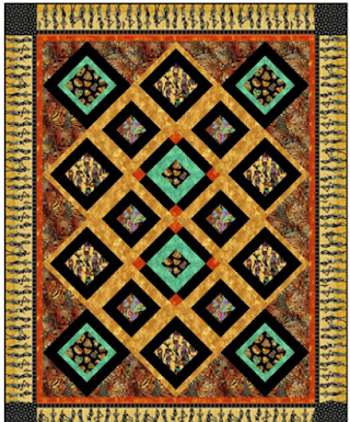 Embrace the Warmth of Golden Sunset with the African Women Quilt