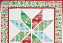 Embrace the Holidays with the Snow-Kissed Star Quilt