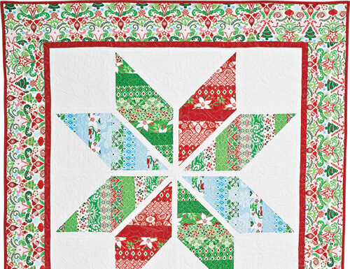 Embrace the Holidays with the Snow-Kissed Star Quilt