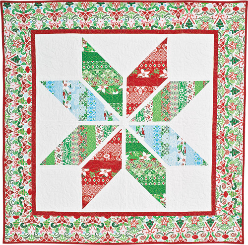 Embrace the Holidays with the Snow-Kissed Star Quilt