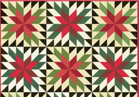 Embrace the Festive Spirit with the Poinsettia Quilt!
