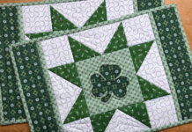Unleashing Creativity with the Shamrock Star Placemat!