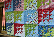 Spark Your Creativity with the Vibrant Split Stars Quilt