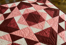 Ignite Your Creativity with the Radiant Ruby Quilt