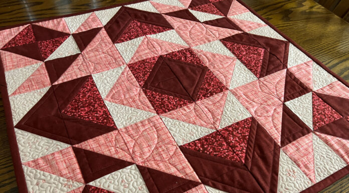 Ignite Your Creativity with the Radiant Ruby Quilt
