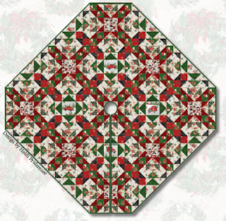 The Enchantment of Festive Crafting: December Magic Tree Skirt