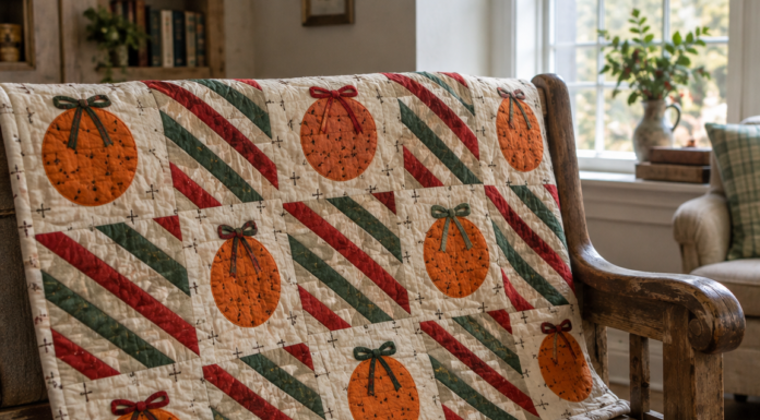 Clove and Clementine: A Spice-Garland Quilt for Cozy Days