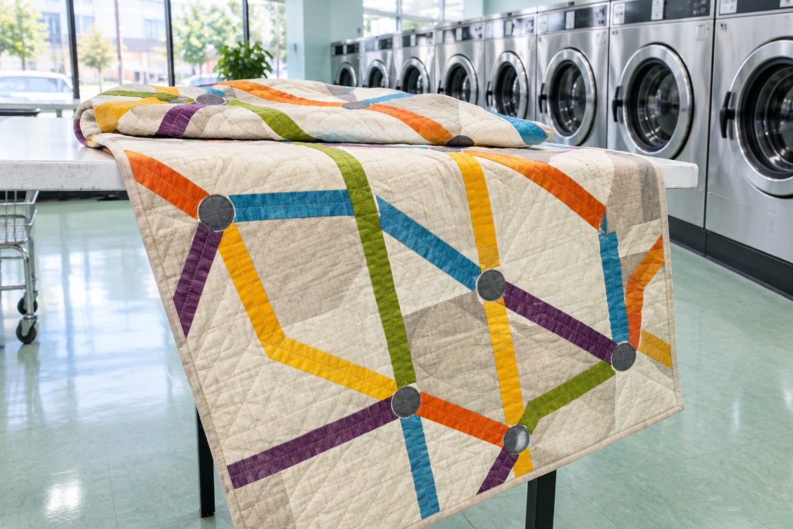Crosstown Transfer: Patchwork Transit Lines for Your Quilt