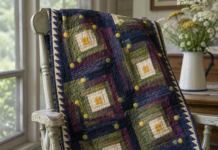 Lantern Hour Meadow Courthouse Steps Firefly Quilt
