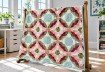 Low Tide Ripples: Coastal Quarter-Circle Dream Quilt