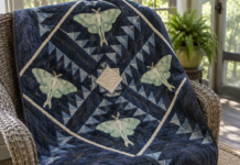 Luna at the Porch Light: Moths in Indigo Dreams