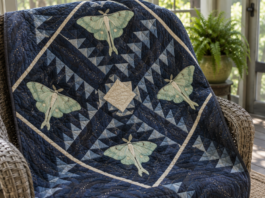 Luna at the Porch Light: Moths in Indigo Dreams