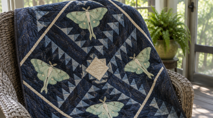 Luna at the Porch Light: Moths in Indigo Dreams