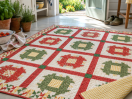 Ripe Tomato Lattice: Kitchen Garden Heirloom Throw