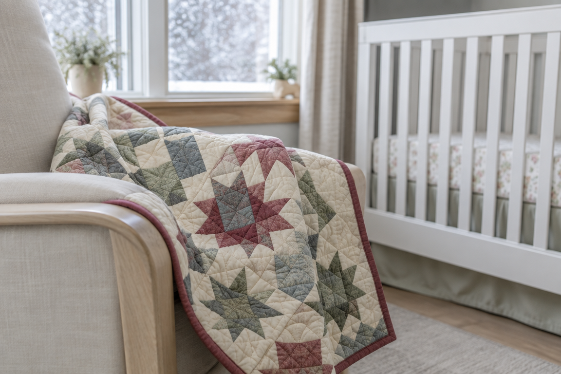Star of the New Morning for a Frosty Baby Crib