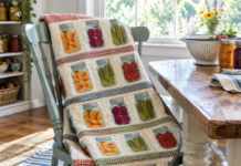 Summer Kept in Glass: Mason-Jar Pantry Quilt
