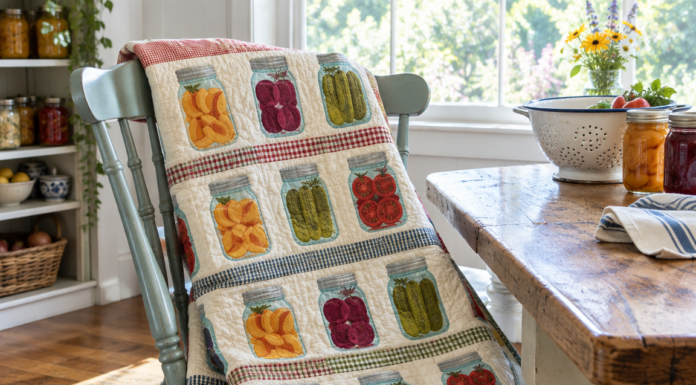Summer Kept in Glass: Mason-Jar Pantry Quilt