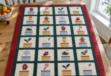 Twenty-Four Sleeps: A Cozy Fabric Countdown Quilt